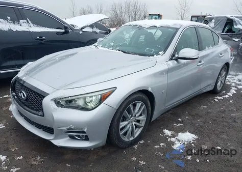 2014 Infiniti Q50 Premium/Sport z USA, uszkodzony, nr VIN JN1BV7AP7EM686006
